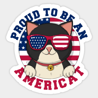 Proud To Be An Americat Sticker